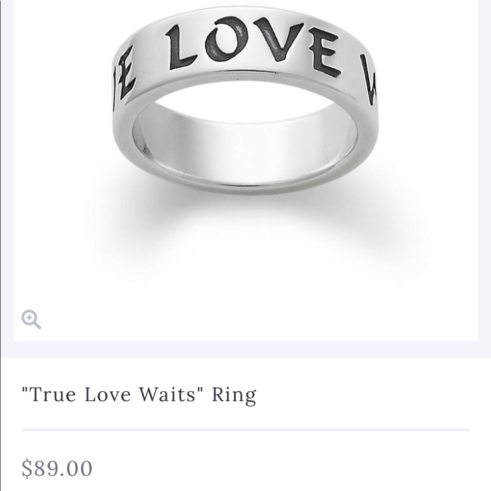 True love waits ring James Avery